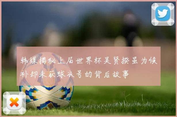 韩媒揭秘上届世界杯吴贤揆虽为候补却未获球衣号的背后故事